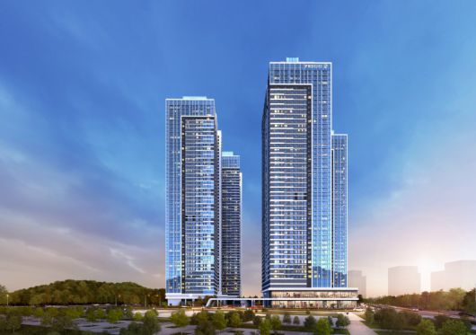 청라 피크원 푸르지오 투시도. 청라스마트시티 제공