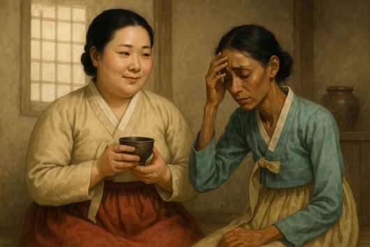 항간에 팥이 다이어트에 도움이 된다고 알려져 있지만, 사실 팥은 이뇨작용에 의한 수분을 배출하는 효능이 크다. 따라서 팥을 장기 복용하면 피부가 검어지고 푸석해지면서 탈수에 빠지는 부작용이 나타날 수 있다. 챗GPT에 의한 AI생성 이미지.