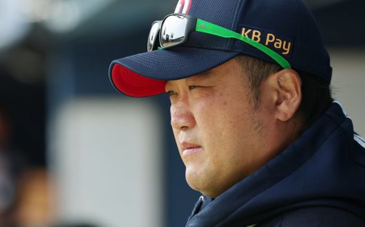 박준현의 아버지인 박석민 전 두산 코치.연합뉴스