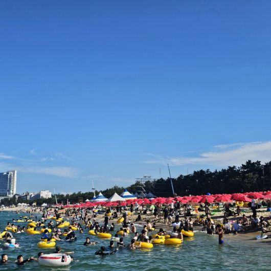 강릉지역 해수욕장 18곳이 지난 17일 폐장했다. 강릉시 제공