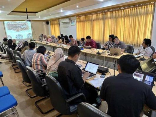 지난해 인도네시아에서 열린 문화유산 보존 현지 기술교육. 국립문화유산연구원 제공