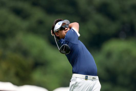 31일 경기 광주 강남300CC에서 박상현이 티샷을 하고 있다. KPGA 제공