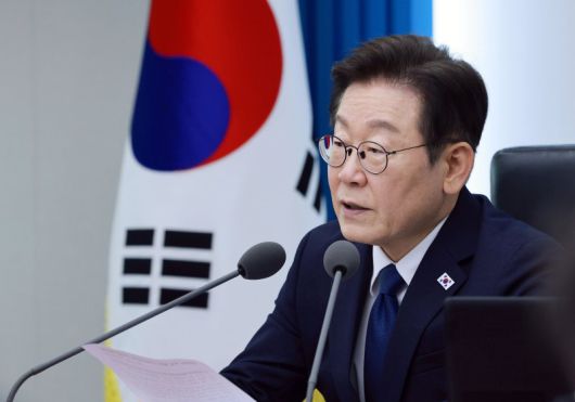 이재명 대통령이 4일 서울 용산 대통령실 청사에서 열린 제9차 수석·보좌관 회의에서 발언하고 있다. 사진=뉴시스