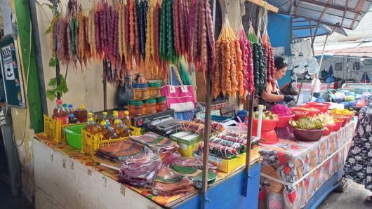 조지아의 전통 시장.