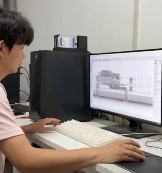 중국의 인플루언서 싱즈레이가 자신의 유튜브 채널에 '고양이들을 위해 서브웨이를 만들었다'는 제목으로 올린 영상에서 제작 과정을 설명하고 있다. /사진=유튜브 'Xing's world' 캡처