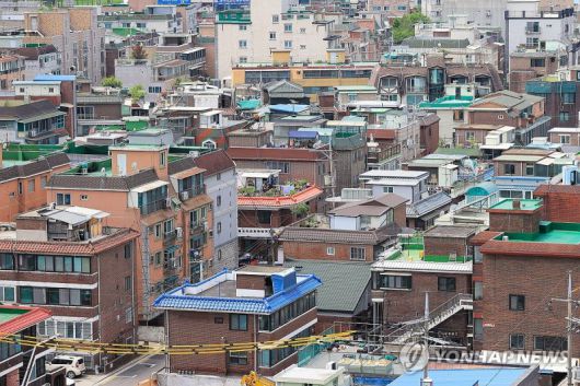 서울 강서구의 주택가 모습. 연합뉴스
