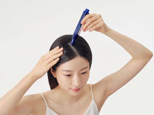 닥터지 쿨솔트 스칼프 트러블 앰플 사용 이미지. 고운세상코스메틱 제공