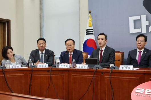국민의힘 김재원 최고위원이 11일 서울 여의도 국회에서 열린 최고위원회의에서 발언하고 있다. 사진=박범준 기자