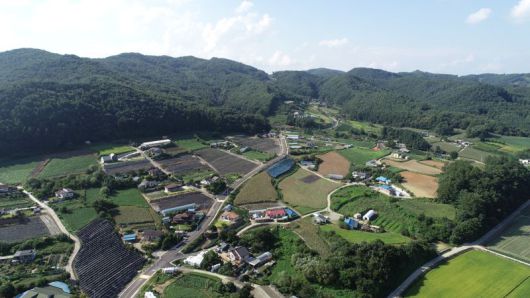 횡성 안흥면 농어촌도로 확포장 준공. 횡성군 제공