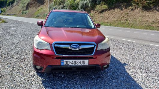 11일 동안 조지아 여행을 함께한 스바루 포레스터 렌터카.