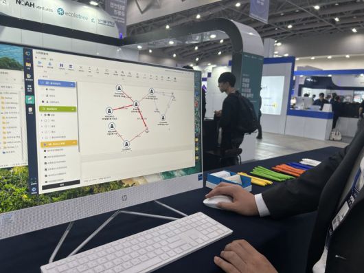 차세대 지능형 수사자료 분석 시스템을 이용하면 금융기관별 형식이 다른 자료를 표준화한 뒤 시각화할 수 있다. 사진=강명연 기자