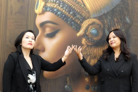 오페라 아이다 여주인공 임세경(왼쪽), 조선형. 사진=서동일 기자