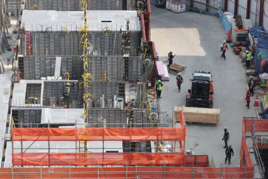 서울 시내 한 아파트 건설 현장의 모습 연합뉴스