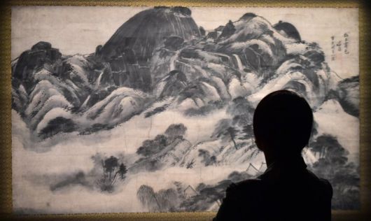 이건희회장 기증품인 국보 인왕제색도. 뉴시스