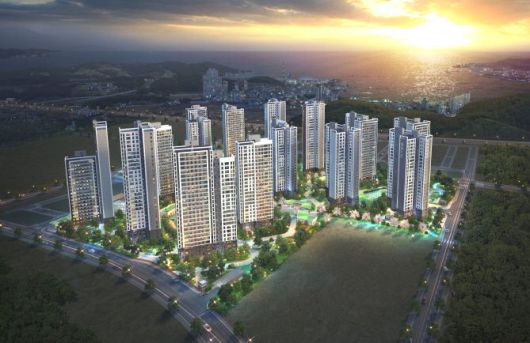 부산 일광 자이푸르지오 1단지. GS건설 제공