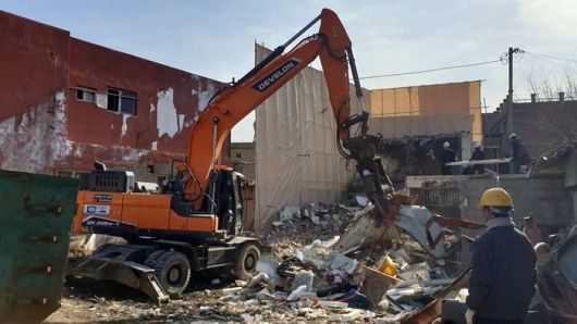 파주시가 지난 1~3일까지 성매매집결기 제14차 행정대집행을 실시하고 있다. 파주시 제공