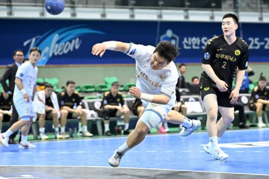 핸드볼 인천도시공사의 강준구. 한국핸드볼연맹 제공