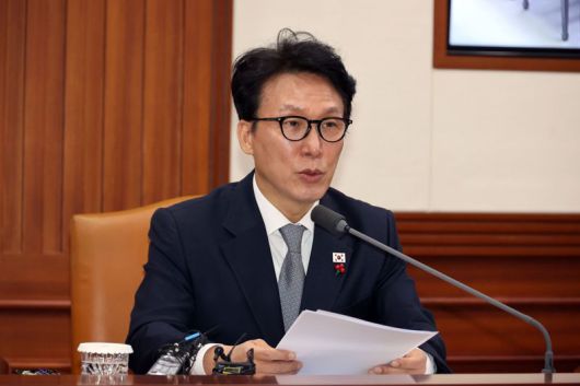 김민석 국무총리가 10일 서울 종로구 정부서울청사에서 열린 국가정책조정회의에서 발언하고 있다. 사진=서동일 기자