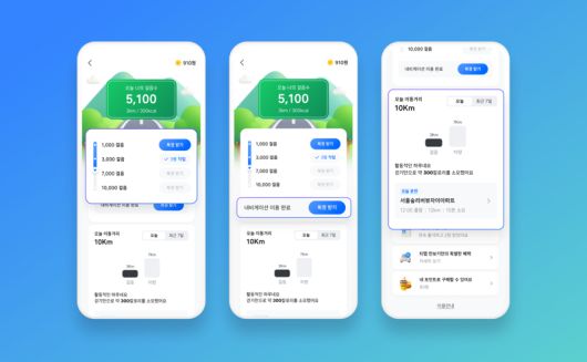 티맵모빌리티 '만보기' 서비스 이미지. 티맵모빌리티 제공