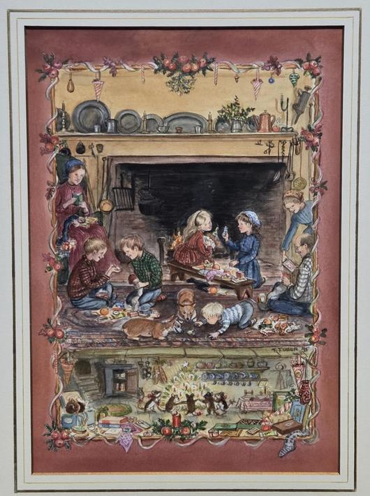 타샤 튜더 '타샤의 크리스마스 양말'                                       타샤 튜더 '후레이 포 크리스마스'                                       서울 잠실 롯데뮤지엄에서 열리는 타샤 튜더 탄생 110주년 기념 기획전 '스틸, 타샤 튜더: 행복의 아이콘, 타샤 튜더의 삶' 전경. 롯데뮤지엄 제공