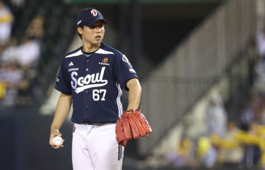 두산에서 KIA로 이적하게 된 홍민규.두산베어스 제공