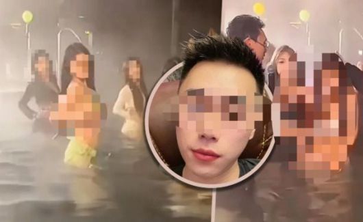 중국에서 팔로워 4400만명을 보유한 유명 인플루언서가 풀 파티를 열고 여성들의 주요 신체 부위를 생방송으로 내보내다 결국 계정이 정지됐다. [사진출처 = SCMP]