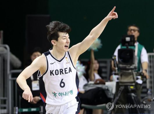 중국전에서 24점을 기록한 이정현.연합뉴스