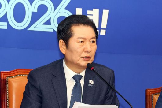 더불어민주당 정청래 대표가 5일 국회에서 열린 최고위원회의에서 발언하고 있다. 사진=서동일 기자