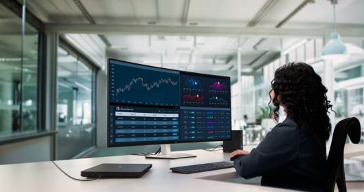 델 테크놀로지스 델 울트라샤프 52 썬더볼트 허브 모니터'. 델 테크놀로지스 제공