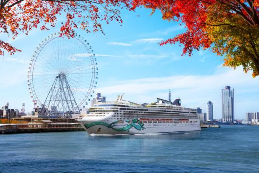 일본 일주 크루즈에 투입되는 '노르웨지안 제이드호'