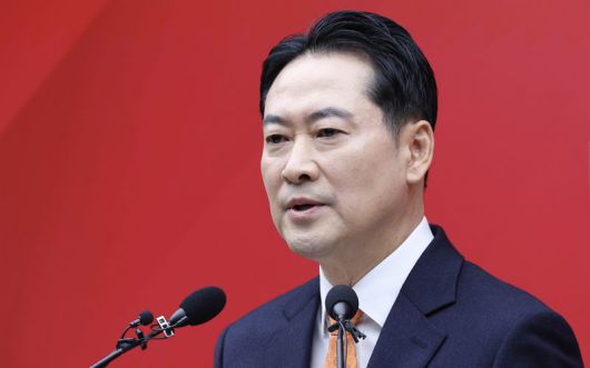 국민의힘 장동혁 대표가 7일 서울 여의도 중앙당사에서 당 쇄신안을 발표하고 있다. 연합뉴스