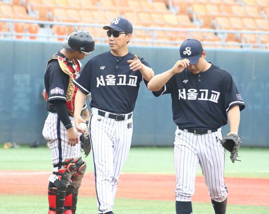 김동수 서울고 감독.사진=전상일 기자