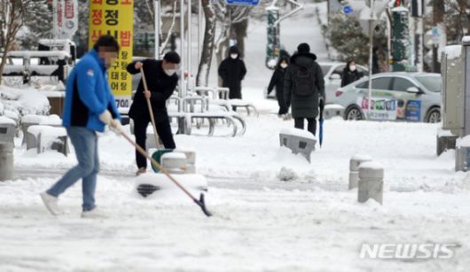 전북지역 폭설 자료사진. 뉴시스