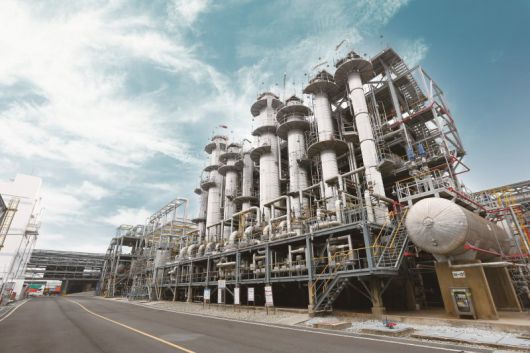 전라남도 여수에 있는 금호석유화학 고무 제2공장. 금호석유화학 제공