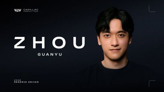 캐딜락 F1팀의 리저브 드라이버 저우 관위. 캐딜락 제공.