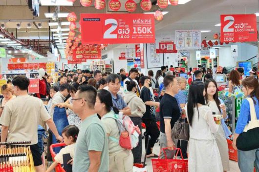 롯데마트 다낭점 매장 내부 전경. 롯데마트 제공