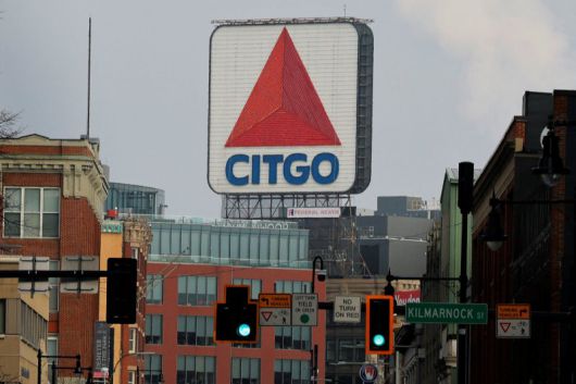 미국 매사추세츠주 보스턴의 상징물인 시트고 간판. 시트고는 베네수엘라 국영 석유기업 PDVSA의 미국 자회사다.로이터연합뉴스