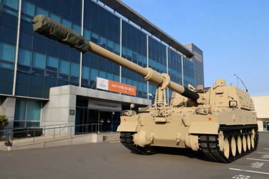 한화에어로스페이스 연구개발 및 마케팅용 K9A1 자주포. /사진=뉴시스