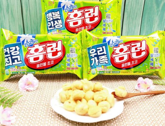 삼성전자와 협업한 해태 홈런볼 제품. 해태제과 제공