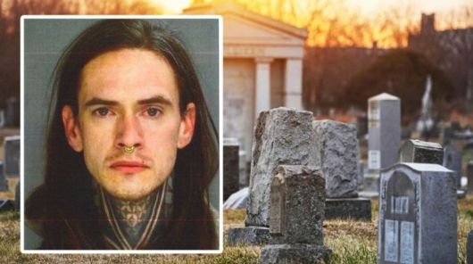 시신 절도 혐의 및 소지로 구금된 조나단 게를라흐(34) [스카이뉴스 캡처]