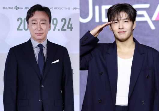 영화 '국제시장2' 주연 배우 이성민(왼쪽)과 강하늘. 뉴스1