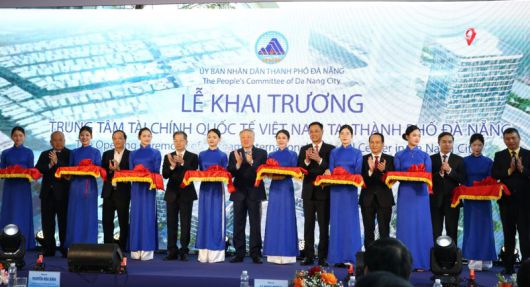 다낭 국제금융센터 개소식이 지난 9일 다낭 소프트웨어파크 2단지에서 개최됐다. 베트남 정부 제공