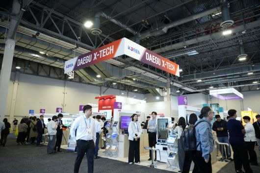 대구시가 지난 6일부터 9일까지(현지시간) 미국 라스베이거스에서 열린 세계 최대 IT·기술 전시회 '국제전자제품박람회'(CES 2026)에 선보인 대구공동관 전경. 대구시 제공