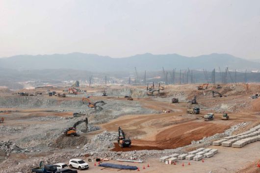 용인반도체 국가산업단지 건설현장. 용인시 제공