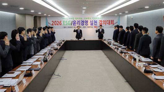 대한토지신탁이 지난 12일 본사에서 '2026년 ESG·윤리경영 실천 결의대회'를 개최했다. 대토신 제공