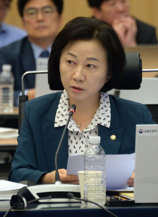 더불어민주당 송옥주 국회의원이 지난해 10월17일 전북 전주시 농촌진흥청에서 열린 '2025년도 농림축산식품해양수산위원회 국정감사'에 참석해 발언하고 있다. 뉴시스