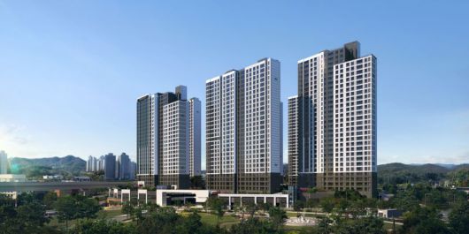 경기 '용인 푸르지오 클루센트' 투시도. 대우건설 제공