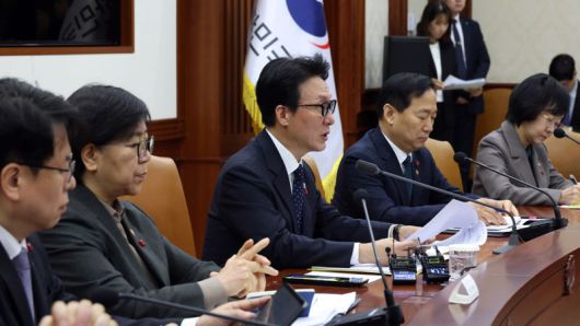 김민석 국무총리가 15일 서울 종로구 정부서울청사에서 열린 국가정책조정회의에서 발언하고 있다. 사진=서동일 기자