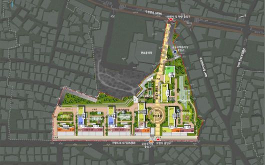 천호3-2 배치도. 서울시 제공