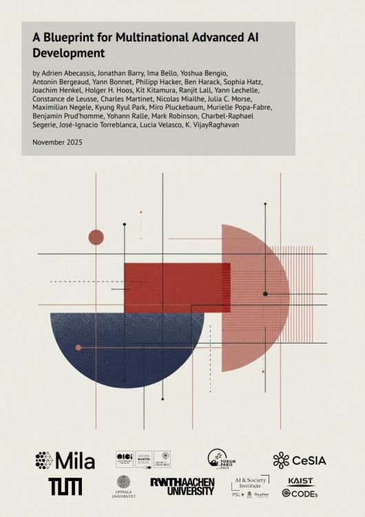 AI 개발에 관한 다국적 협력의 청사진 표지 이미지. KAIST 제공